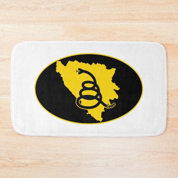Item preview, BOSNIA AND HERZEGOVINA - Freedom Is The Superpower - Modern Gadsden Snake Flag - Dont Tread On Me design designed and sold by pelagio.