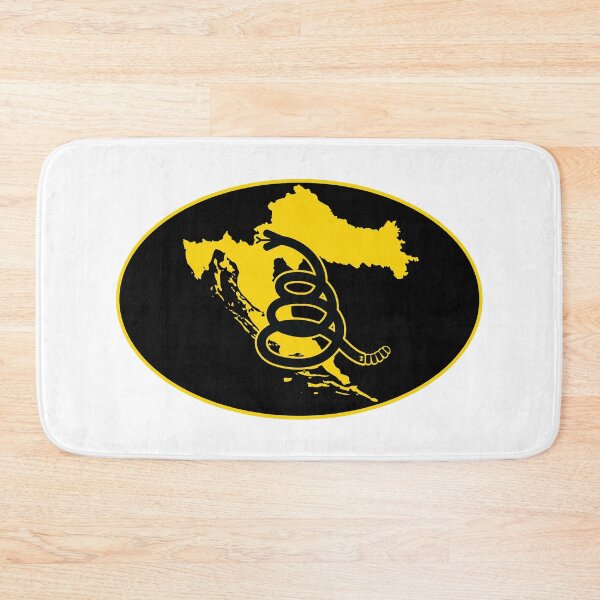 Item preview, CROATIA - Freedom Is The Superpower - Modern Gadsden Snake Flag - Dont Tread On Me design designed and sold by pelagio.
