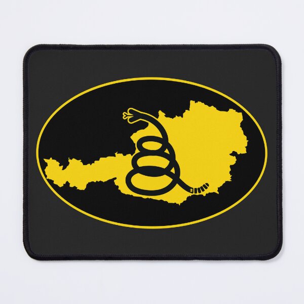 Item preview, AUSTRIA - Freedom Is The Superpower - Modern Gadsden Snake Flag - Dont Tread On Me design designed and sold by pelagio.