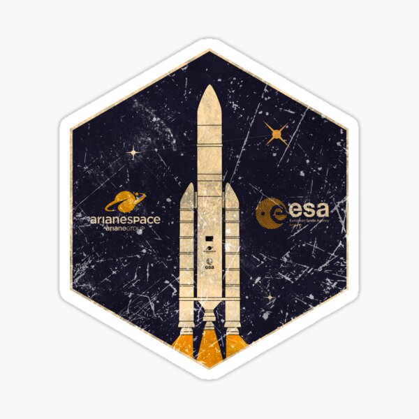 Item preview, ESA Rocket Ariane Patch designed and sold by technotron.