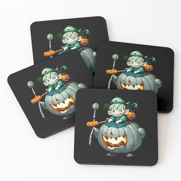 Item preview, Pumpkin Mischief Troll designed and sold by WitMeme.