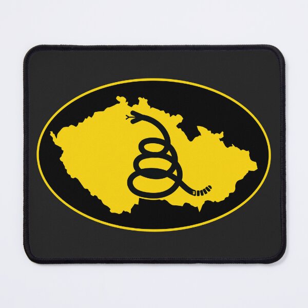 Item preview, CZECHIA - Freedom Is The Superpower - Modern Gadsden Snake Flag - Dont Tread On Me design designed and sold by pelagio.