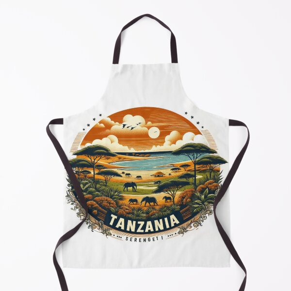 Item preview, Tanzania Serengeti Art designed and sold by AfrikaWonders.