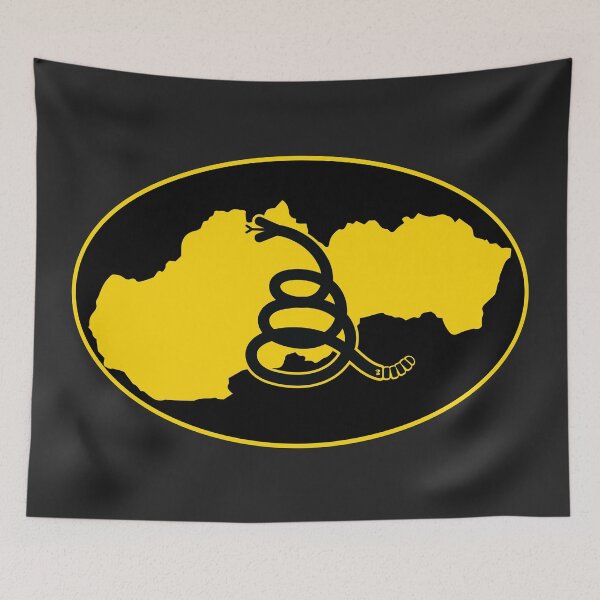 Item preview, SLOVAKIA - Freedom Is The Superpower - Modern Gadsden Snake Flag - Dont Tread On Me design designed and sold by pelagio.