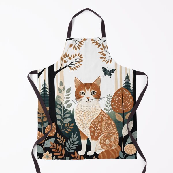 Item preview, Cat Wild Life Abstract Vintage Zentangle Art designed and sold by Witty Shirts.