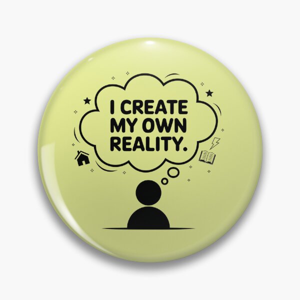 Item preview, "I Create My Own Reality" - Motivational T-Shirt designed and sold by fashionsicon.