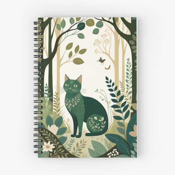 Item preview, Green Cat Wild Life Abstract Vintage Zentangle Art designed and sold by Witty Shirts.