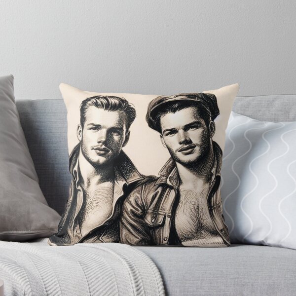 Item preview, 1940 Biker Boys Gay Pride Graphic Design designed and sold by ItsAKinkThing.