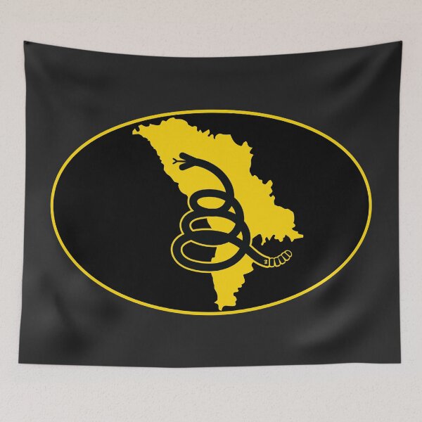 Item preview, MOLDOVA - Freedom Is The Superpower - Modern Gadsden Snake Flag - Dont Tread On Me design designed and sold by pelagio.
