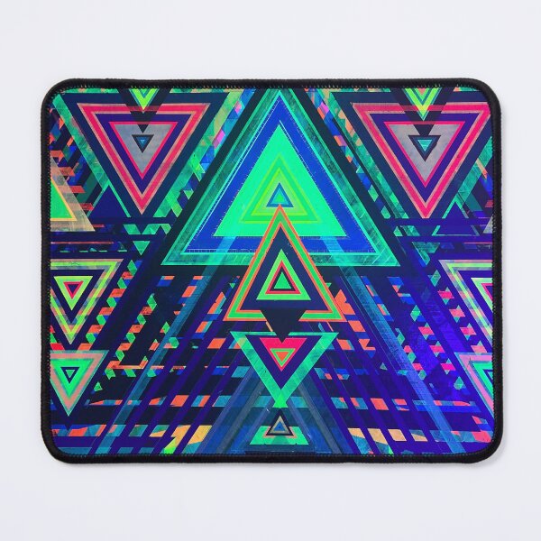 Item preview, Ultraviolet light reactive psychedelic triangles designed and sold by Jason Balaam.