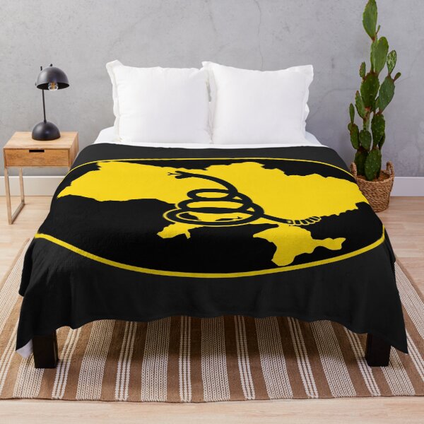 Item preview, UKRAINE - Freedom Is The Superpower - Modern Gadsden Snake Flag - Dont Tread On Me design designed and sold by pelagio.