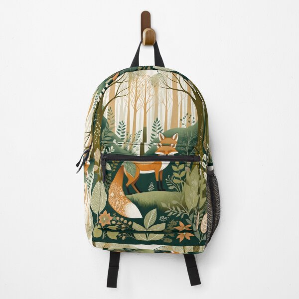 Item preview, Fox Wild Life Abstract Vintage Zentangle Art designed and sold by Witty Shirts.