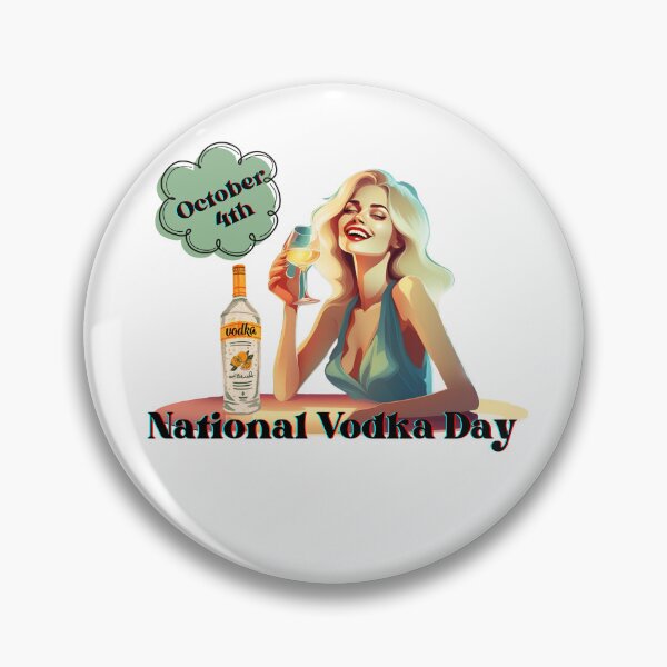 Item preview, October 4th: National Vodka Day designed and sold by critter-cuddle.