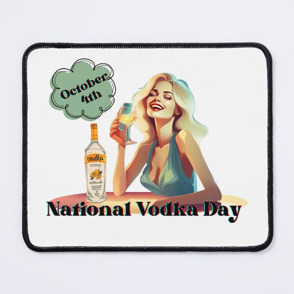 Item preview, October 4th: National Vodka Day designed and sold by critter-cuddle.