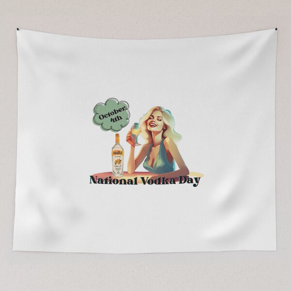 Item preview, October 4th: National Vodka Day designed and sold by critter-cuddle.