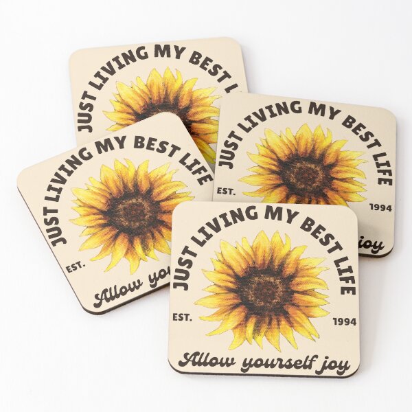 Item preview, Living My Best Life Sunflower designed and sold by Naomi Shingler Bialek.