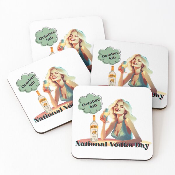Item preview, October 4th: National Vodka Day designed and sold by critter-cuddle.