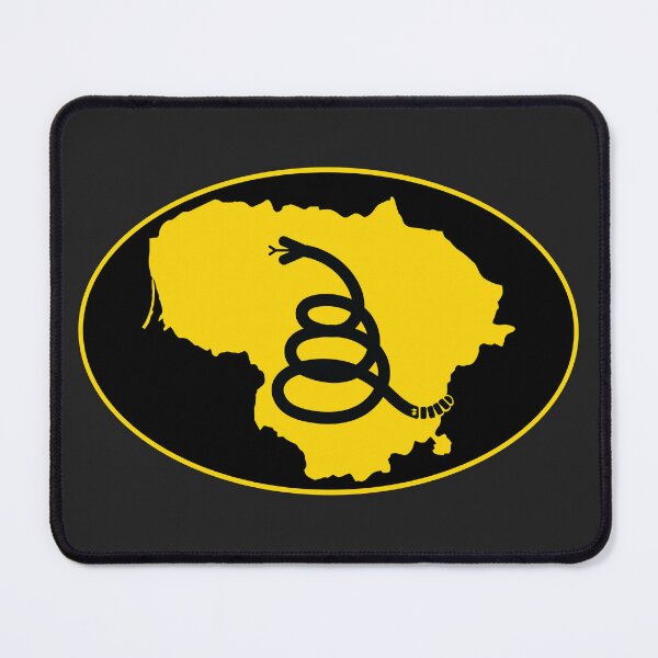 Item preview, LITHUANIA - Freedom Is The Superpower - Modern Gadsden Snake Flag - Dont Tread On Me design designed and sold by pelagio.