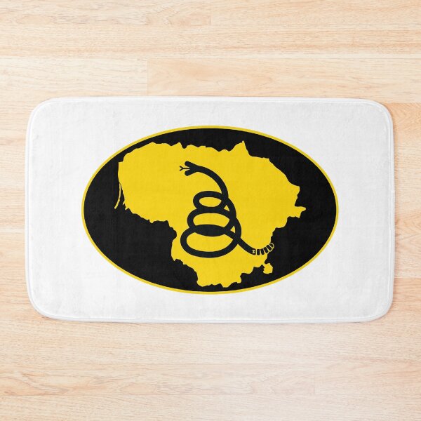 Item preview, LITHUANIA - Freedom Is The Superpower - Modern Gadsden Snake Flag - Dont Tread On Me design designed and sold by pelagio.