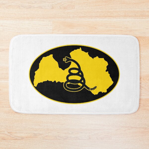 Item preview, LATVIA - Freedom Is The Superpower - Modern Gadsden Snake Flag - Dont Tread On Me design designed and sold by pelagio.