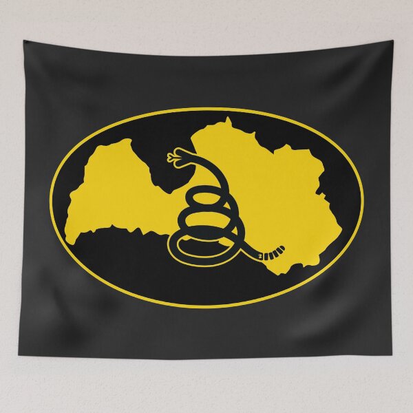 Item preview, LATVIA - Freedom Is The Superpower - Modern Gadsden Snake Flag - Dont Tread On Me design designed and sold by pelagio.
