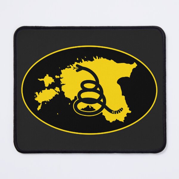 Item preview, ESTONIA - Freedom Is The Superpower - Modern Gadsden Snake Flag - Dont Tread On Me design designed and sold by pelagio.