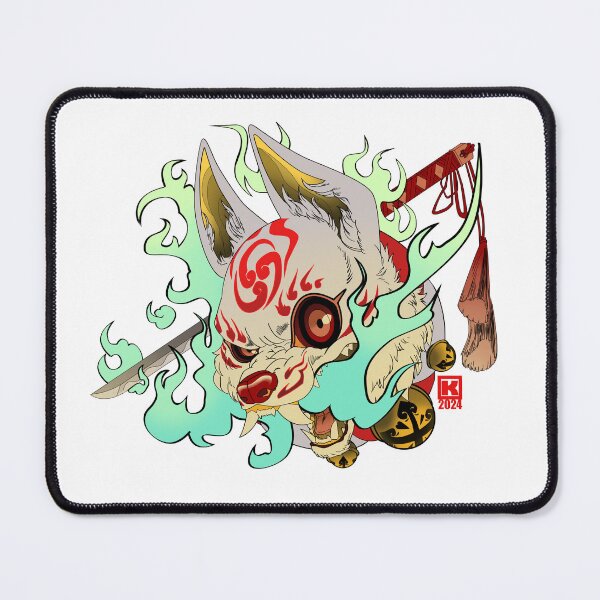 Item preview, Obake Kitsune ukiyo-e modern Toony style designed and sold by KSAN13.