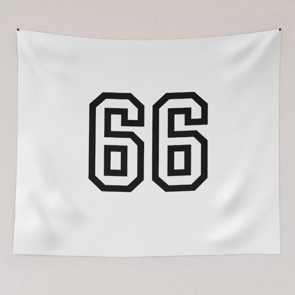 Item preview, The number 66 - black designed and sold by citmgpod.