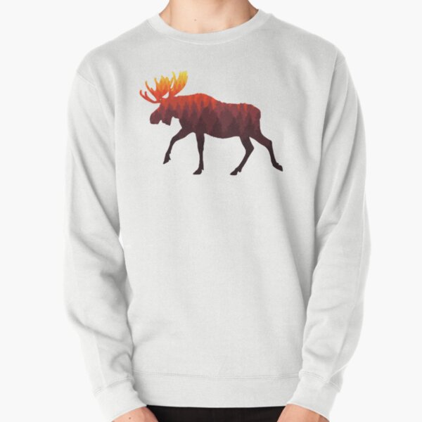 Aperçu de l'œuvre Esprit de la forêt Moose Coucher de soleil créée et vendue par LarkSongArt.
