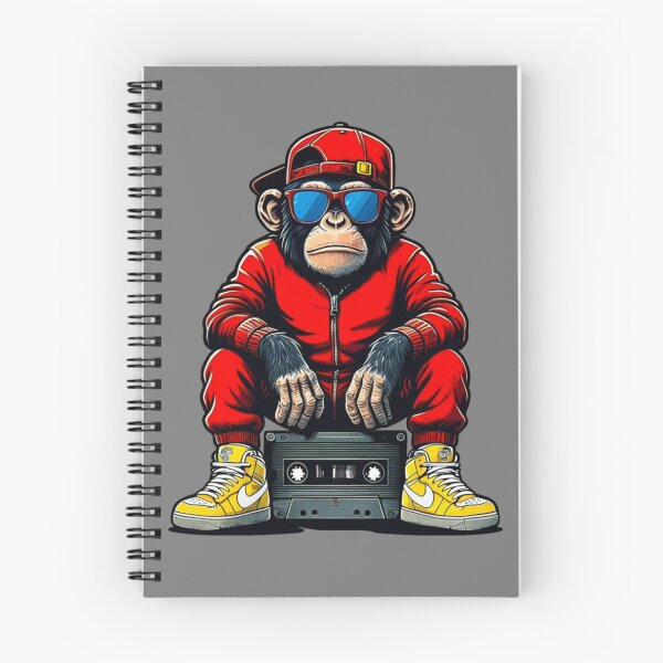 Item preview, Sporty Chimp in a Red Tracksuit designed and sold by Blossence Designs.