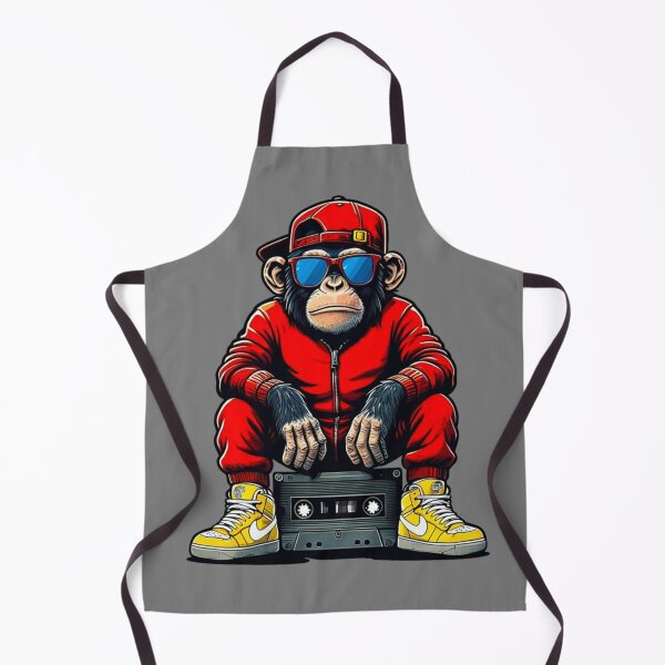 Item preview, Sporty Chimp in a Red Tracksuit designed and sold by Blossence Designs.