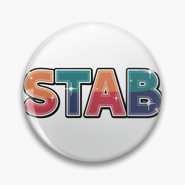 Artikelvorschau, Stabby Stab – Lustiges und nachvollziehbares Sticker-Design entworfen und verkauft von Mood Coffee art.