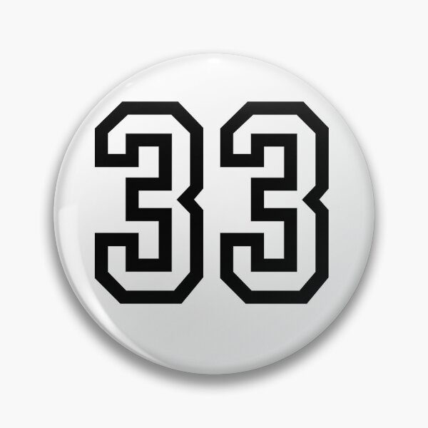 Item preview, The number 33 - black designed and sold by citmgpod.