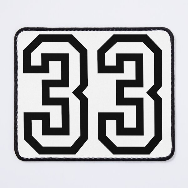 Item preview, The number 33 - black designed and sold by citmgpod.