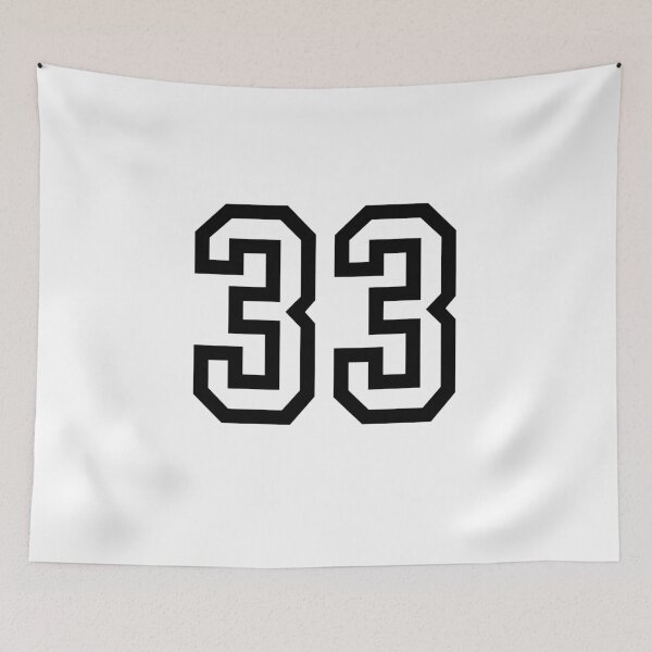 Item preview, The number 33 - black designed and sold by citmgpod.