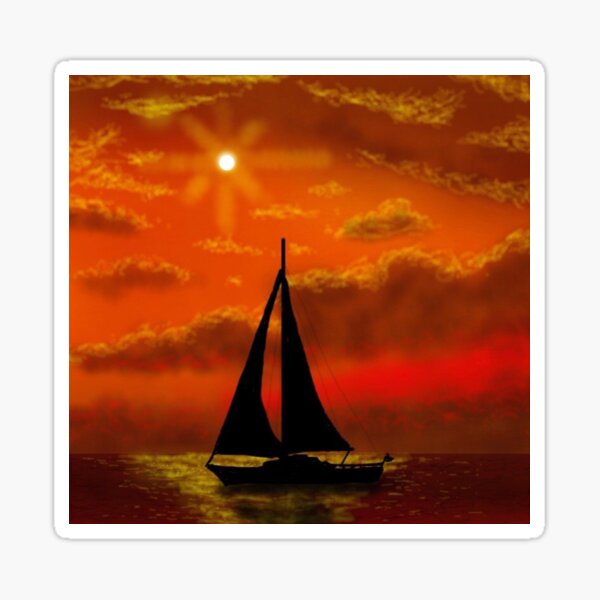 Item preview, Sunset Sail designed and sold by lawrencehyde.