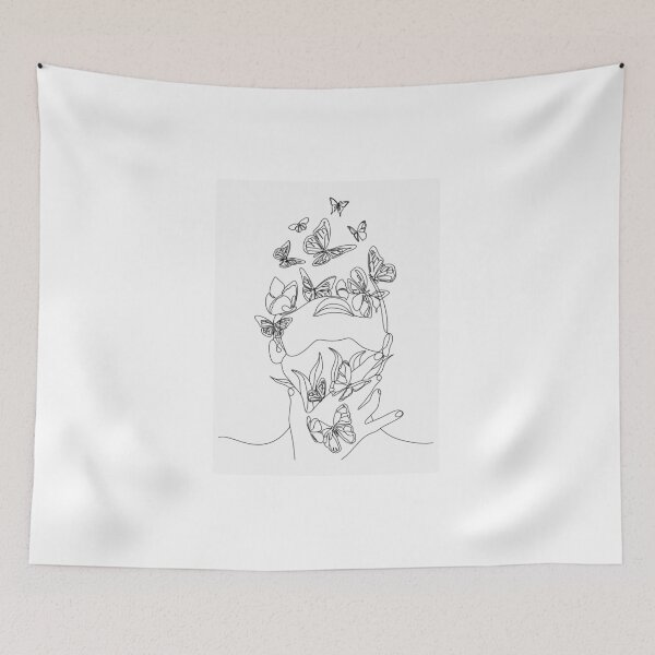 Item preview, Face Flower Illustration designed and sold by Divya-Hirodiya.
