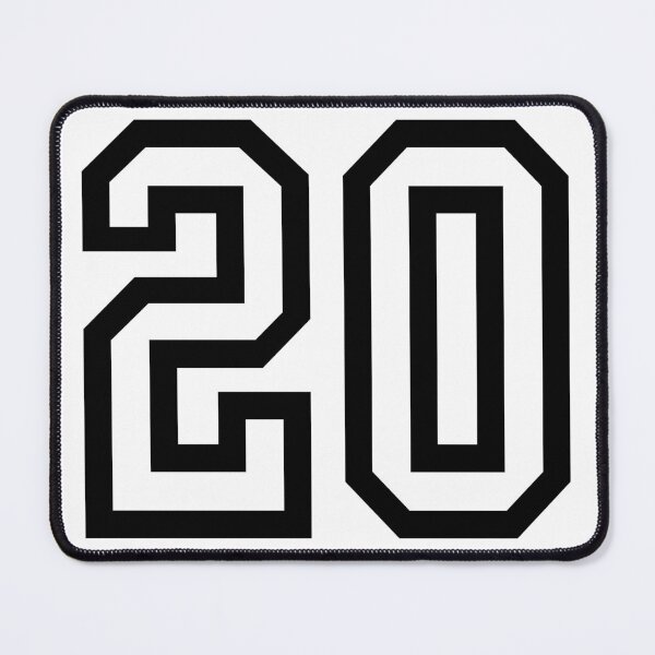 Item preview, The number 20 - black designed and sold by citmgpod.