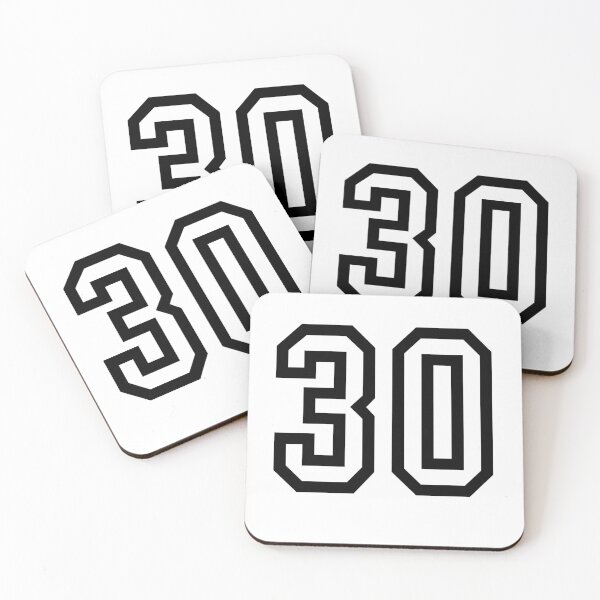 Item preview, The number 30 - black designed and sold by citmgpod.
