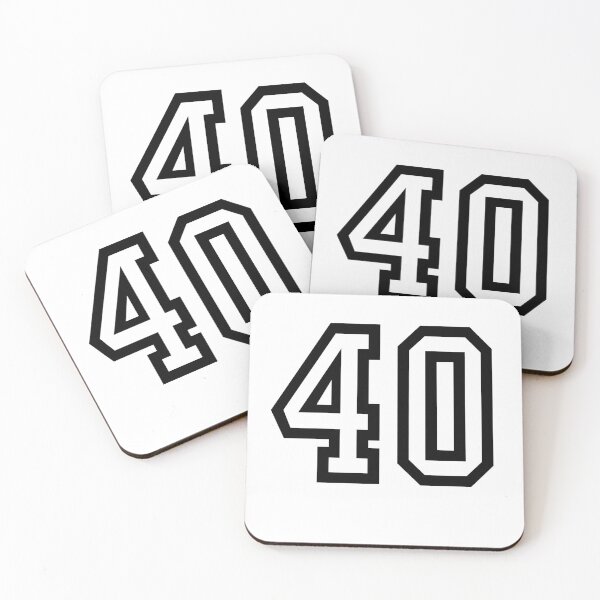 Item preview, The number 40 - black designed and sold by citmgpod.