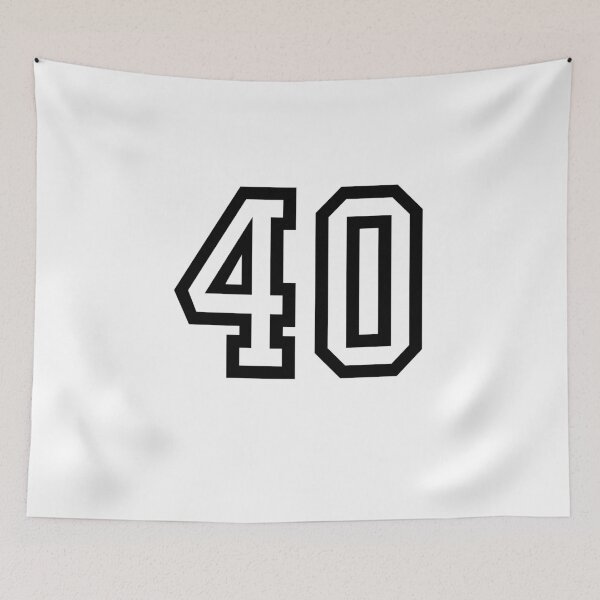 Item preview, The number 40 - black designed and sold by citmgpod.