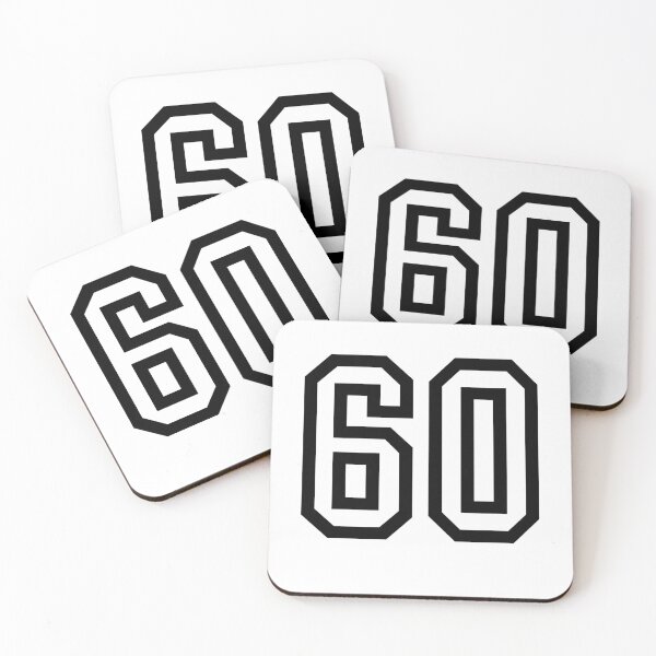 Item preview, The number 60 - black designed and sold by citmgpod.
