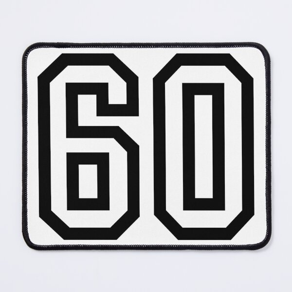 Item preview, The number 60 - black designed and sold by citmgpod.
