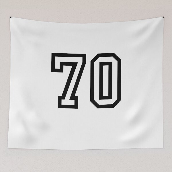 Item preview, The number 70 - black designed and sold by citmgpod.