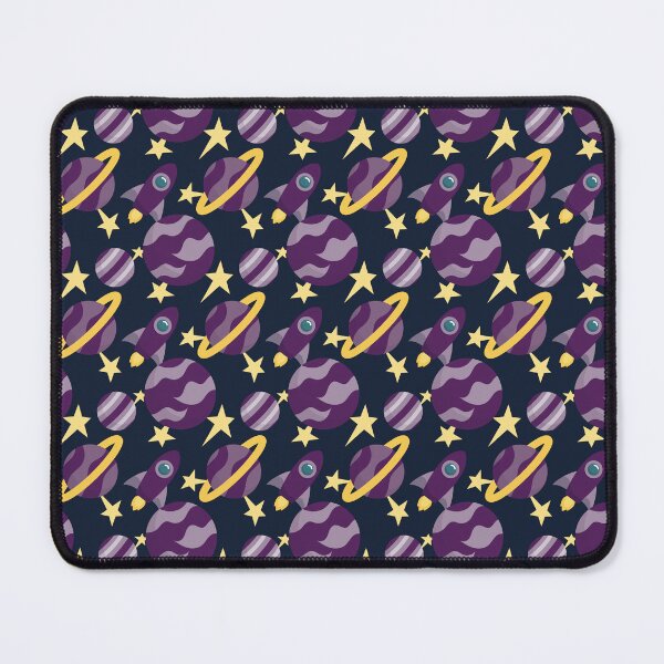 Item preview, Space Explorer Purple Pattern designed and sold by LeftNWrite.
