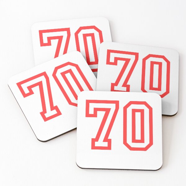 Item preview, The number 70 - red designed and sold by citmgpod.
