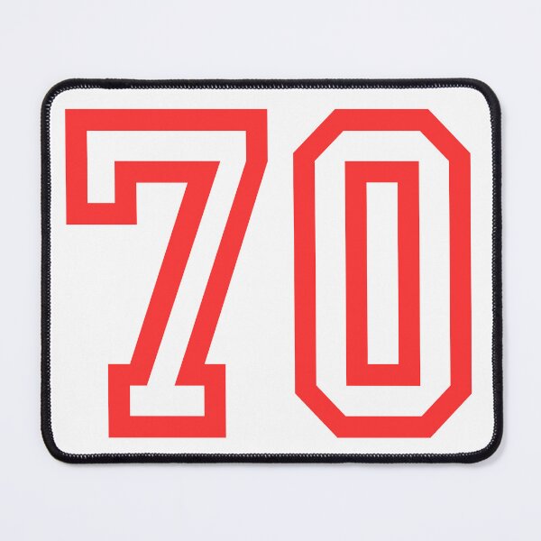 Item preview, The number 70 - red designed and sold by citmgpod.