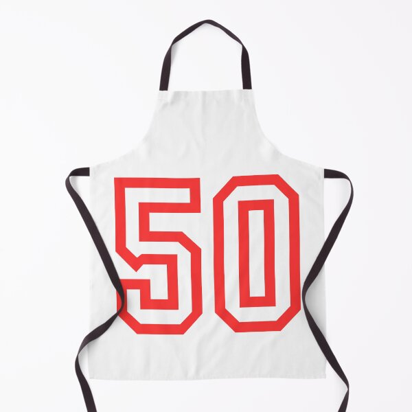 Item preview, The number 50 - red designed and sold by citmgpod.