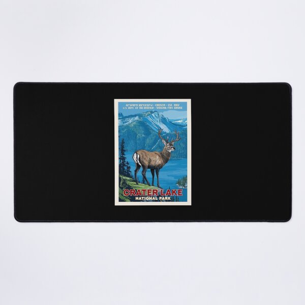 Item preview, Crater Lake National Park, Vintage Travel designed and sold by PinkandP.