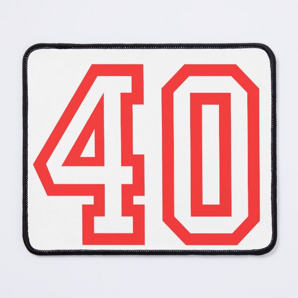 Item preview, The number 40 - red designed and sold by citmgpod.